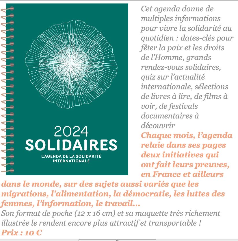 Agenda de la solidarité internationale 2024